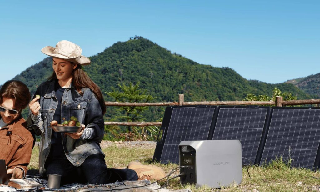 ecoflow panneau solaire portable 220w recharge autonome