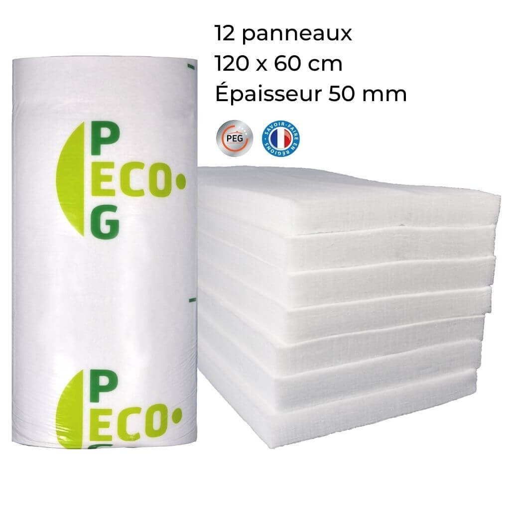 Ecopeg 39+ / 50mm 12 Panneaux 2 Isolant thermique, ecopeg