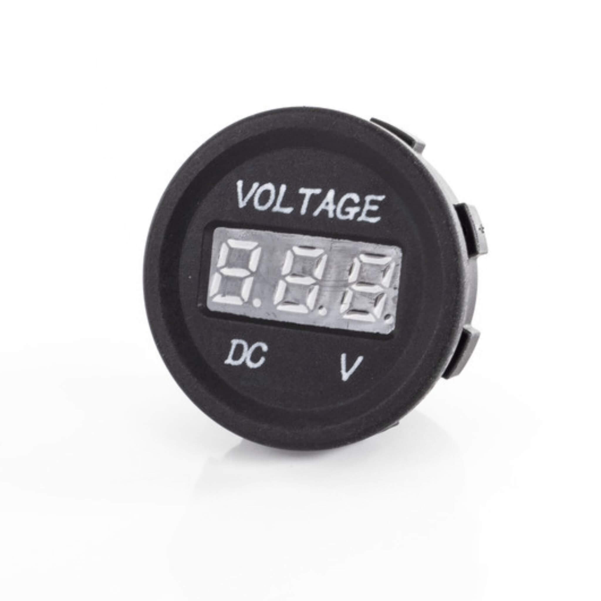 Voltmètre LED Carbest 3 Voltmètre LED Carbest, électricité, tension, écran de surveillance