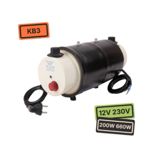 Boiler Elgena KB3 3 litres 12V 200W 230 V 660W pour production d’eau chaude en fourgon aménagé