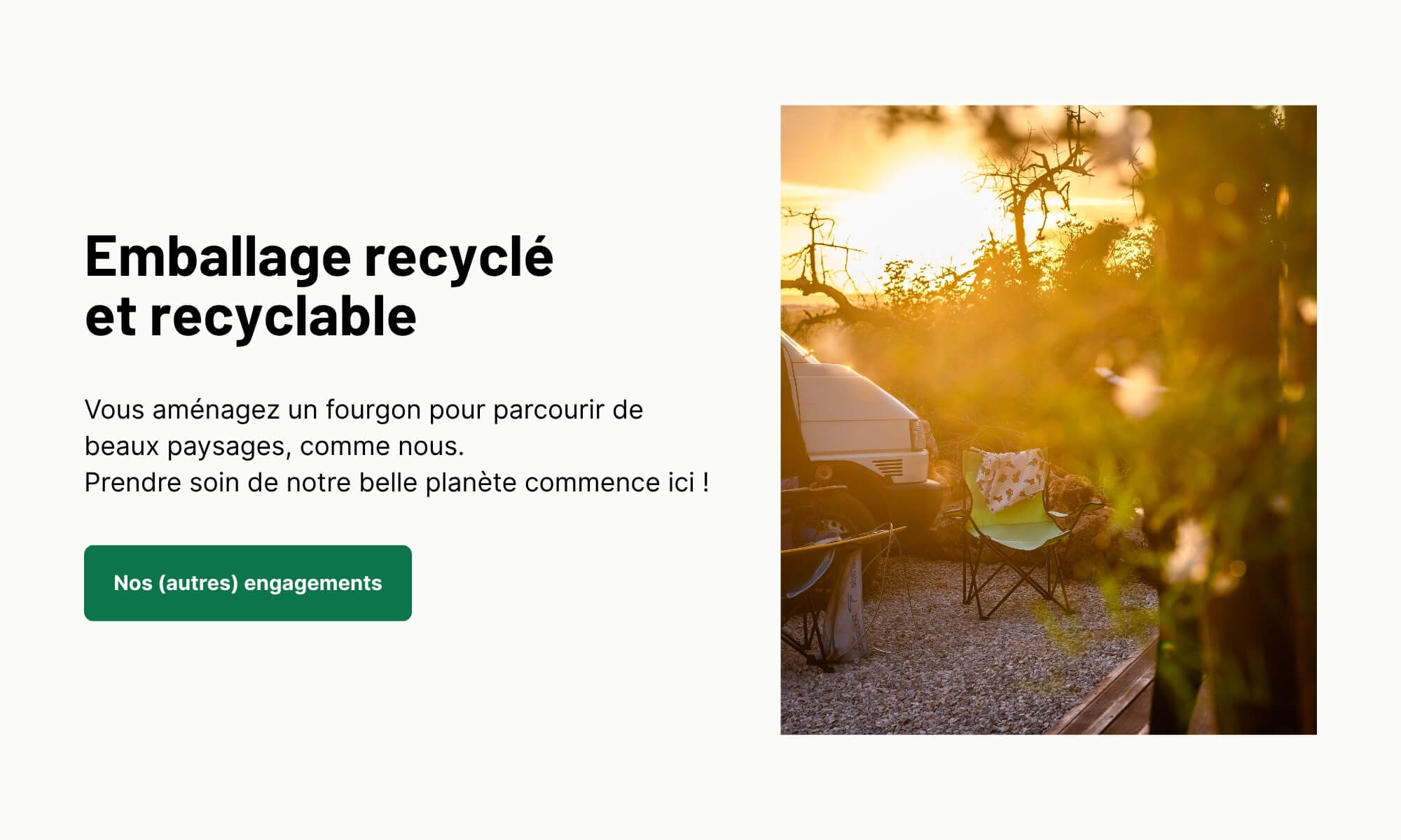 Politique d'expédition 2 Le recyclage est dans les préoccupations principales de Vancore