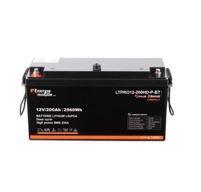 Batterie Lithium LTPRO 12-200Ah HD-P-BT 2560 Wh Bluetooth