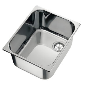 Évier rectangulaire CAN en acier inoxydable 352x322mm avec profondeur 150 mm