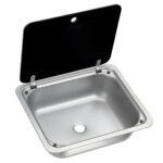 Évier rectangulaire SNG 4133 Dometic en acier inoxydable 410x335 mm