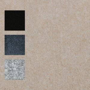 échantillons feutrine beige, feutrine d'habillage pour van