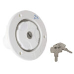 coupelle blanche Fiamma avec clés 40 mm