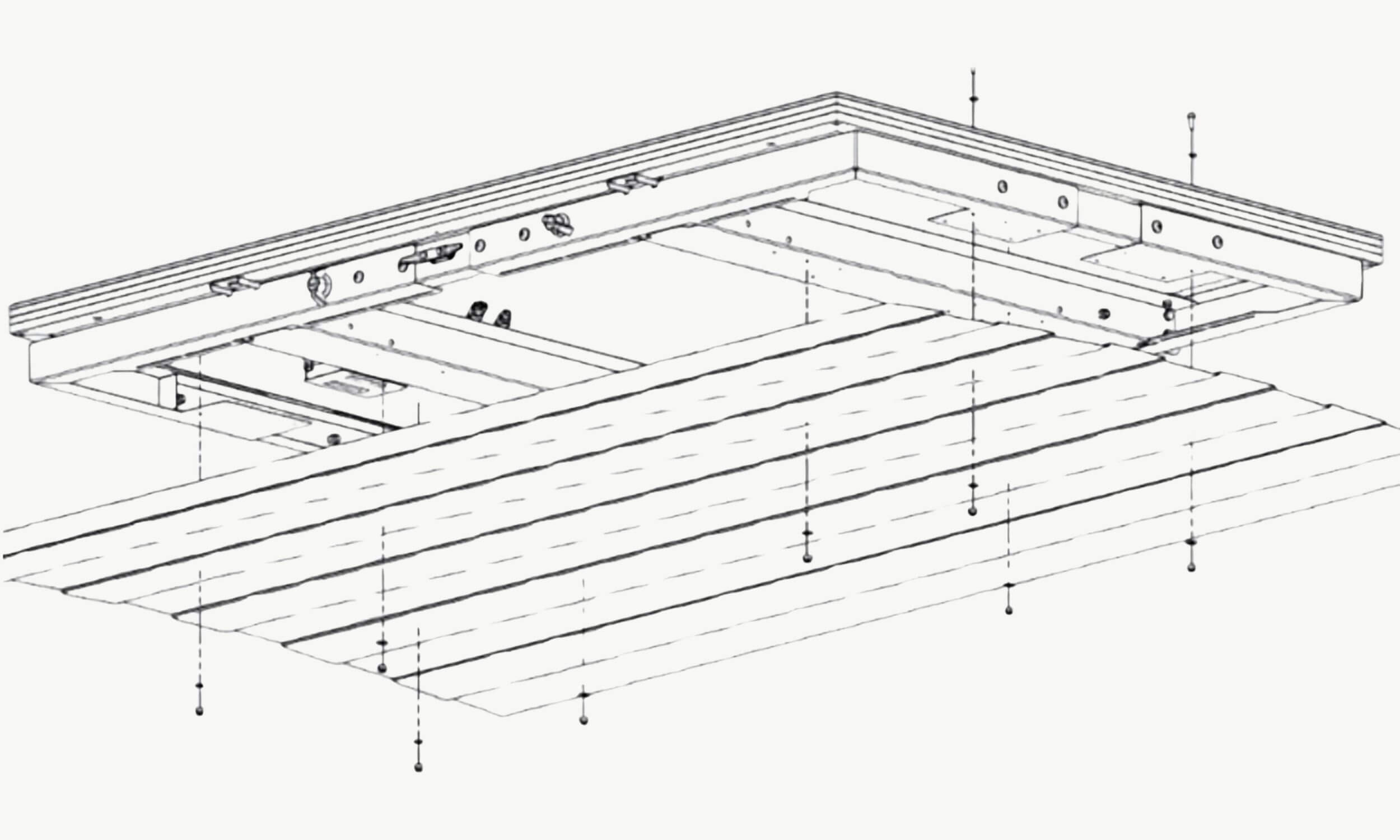 support orientable, boulonnage, vissage