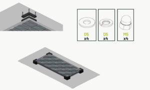 Fixation panneau solaire Kit Unifix 1C35 8 Schéma tuto fixation panneau solaire support