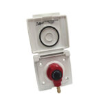 Prise gaz rouge Gaslow pour raccordement barbecue GPL