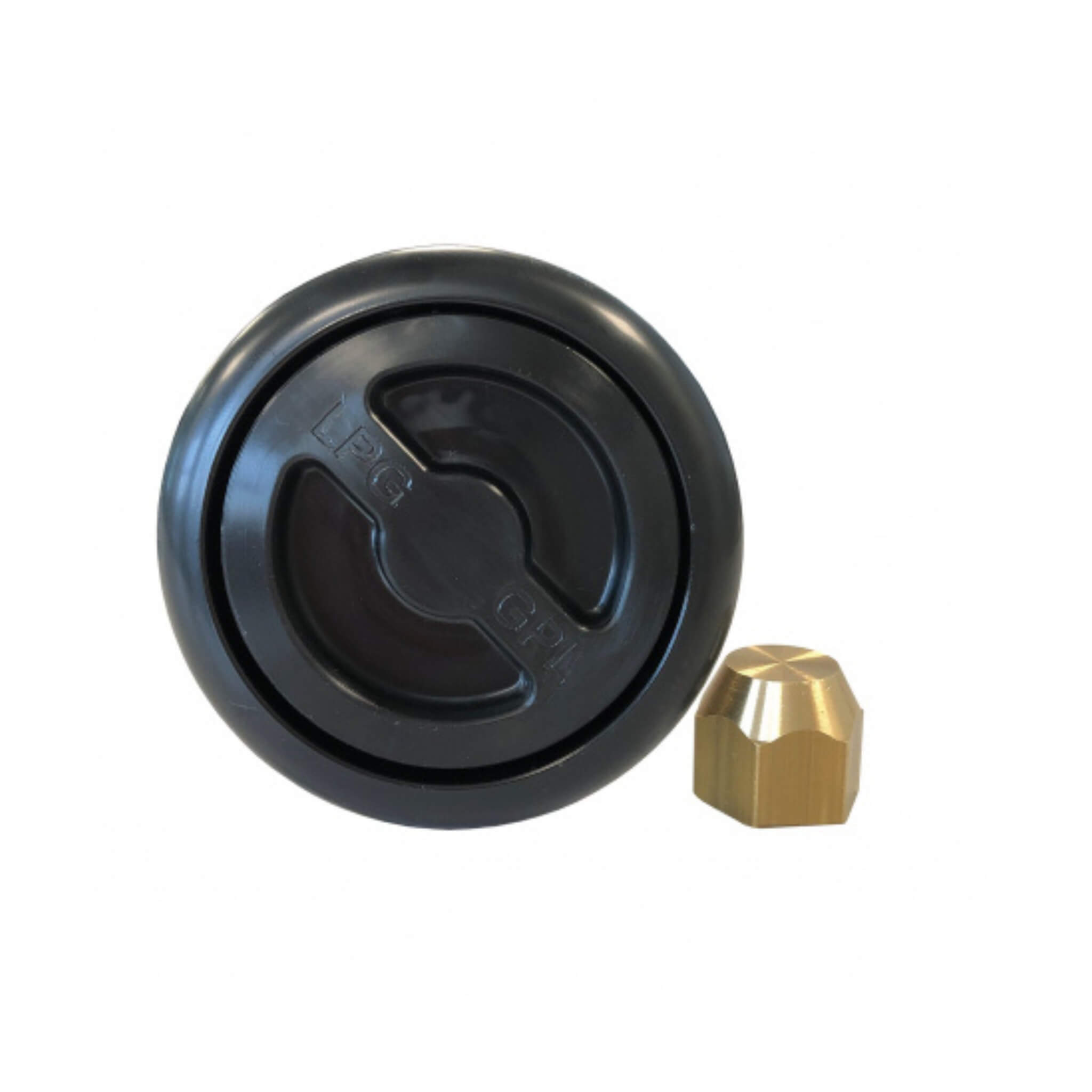 Bouchon Noir pour boîte de transfert Gaslow 1 Bouchon de protection noir Gaslow pour raccord de transfert GPL
