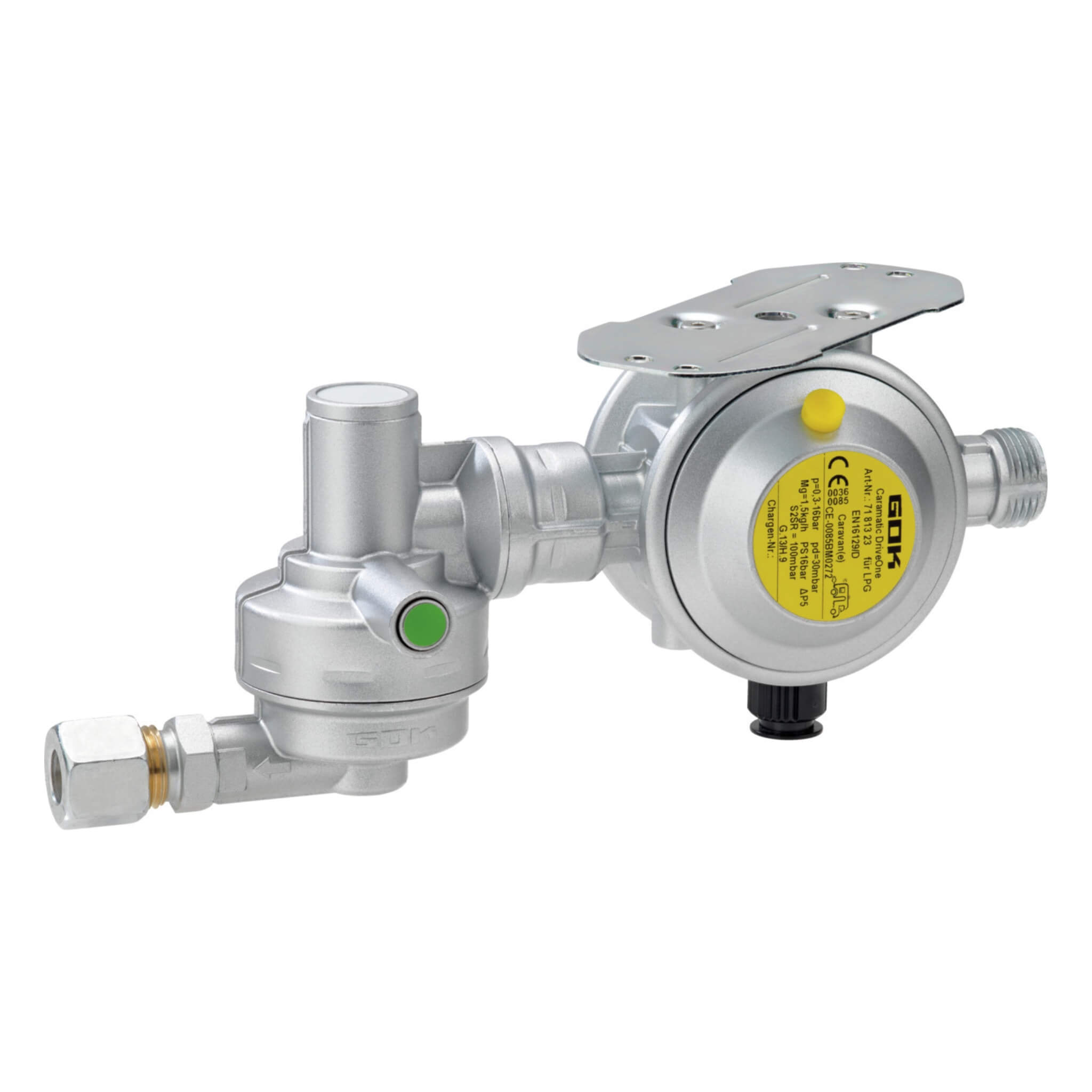 Détendeur Caramatic DriveOne Horizontal GOK - 30 mbar 1 Détendeur GOK Caramatic DriveOne Horizontal 30 mbar