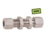 Raccord gaz droit 8 mm avec connexion bicône pour installation GPL