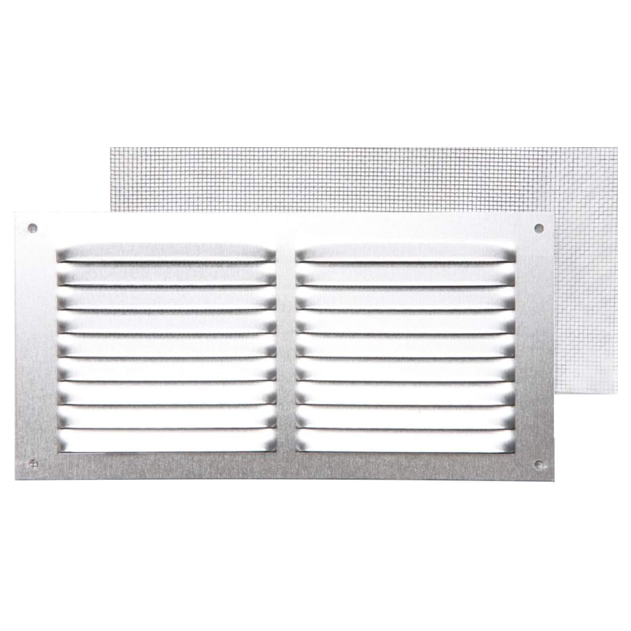 Grille d'aération 100 x 200mm 50cm² 1 Grille d'aération 100 x 200mm 50cm²