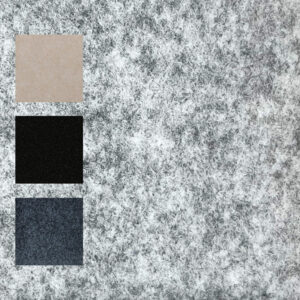Feutrine d'habillage gris clair, feutrine d'habillage, feutrine pour van