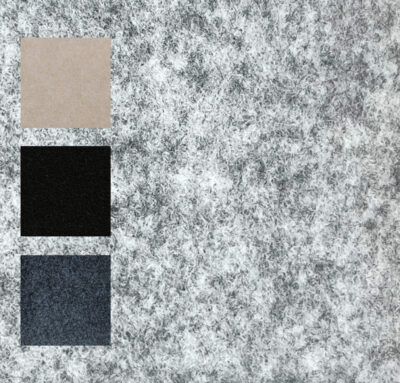 Feutrine d'habillage gris clair, feutrine d'habillage, feutrine pour van