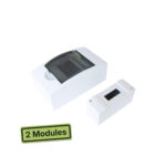 Boîte à fusibles HABA 2 modules vide pour installation électrique