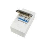 Boîte à fusibles HABA 4 modules avec disjoncteur 10A + interrupteur différentiel 30mA pour installation électrique