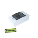 Boîte à fusibles HABA 4 modules vide pour installation électrique