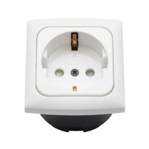 Prise électrique HABA C-Line Opal cadre blanc pour installation 230 V de van