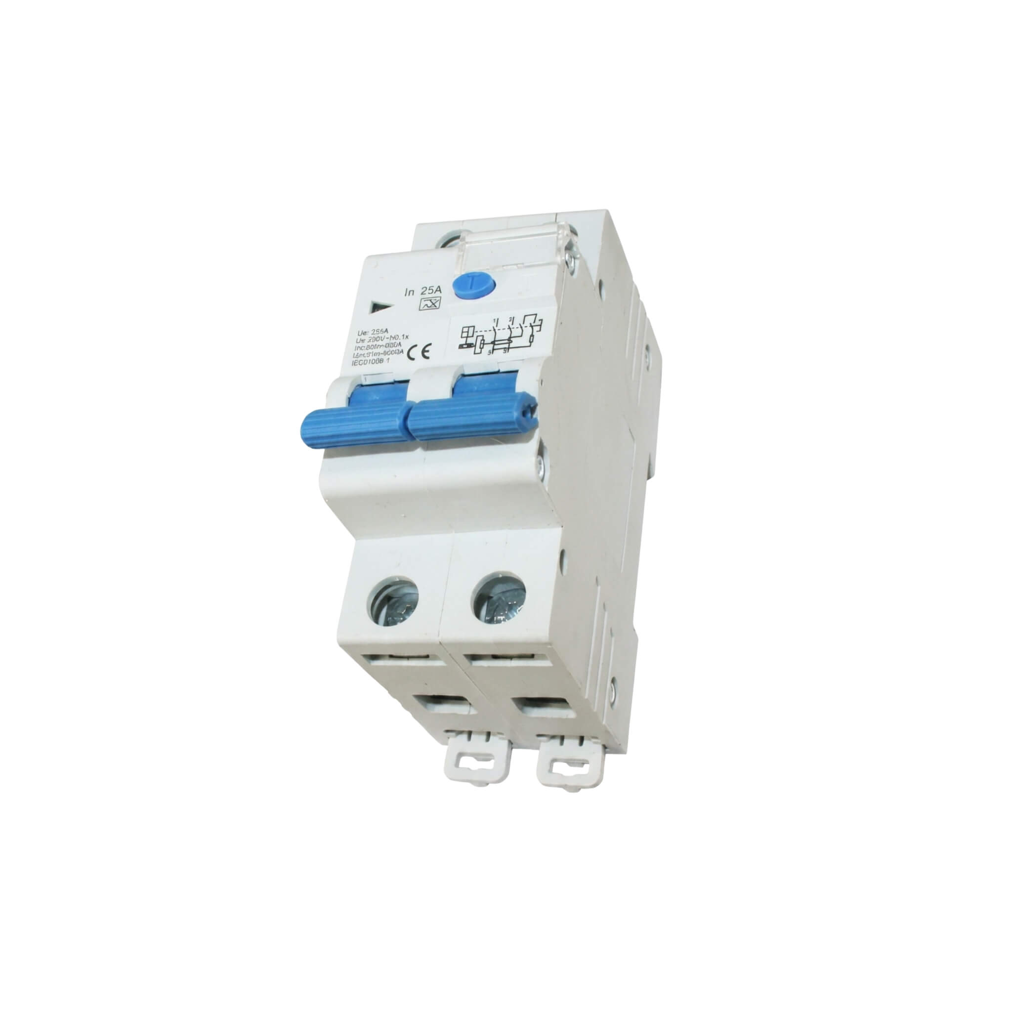 Interrupteur Différentiel 25A 30mA Type A Haba 2 Interrupteur différentiel HABA 25A 30mA pour installation électrique 230 V