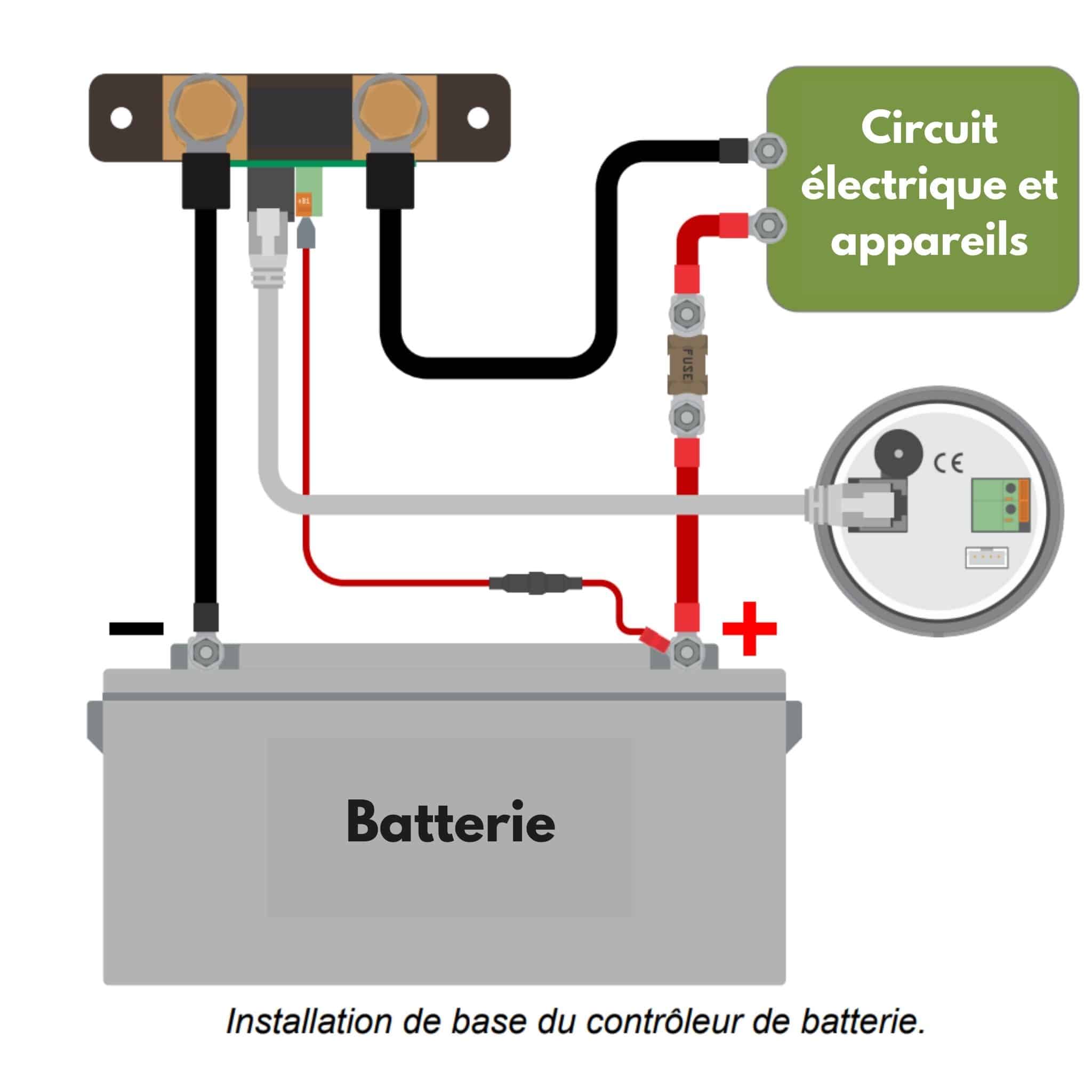 Contrôleur de batterie Victron BMV-700 3 schema, bmv 700, victron energy