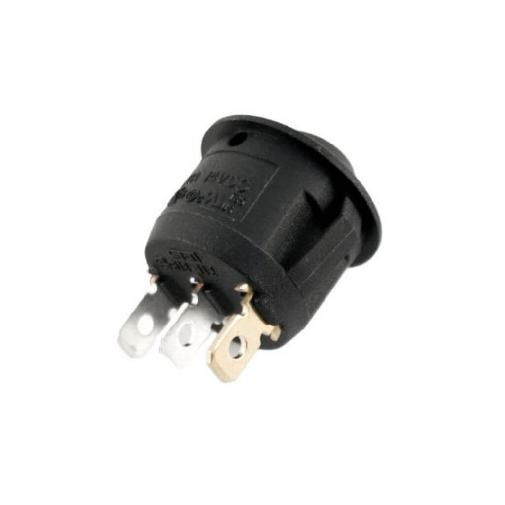 Interrupteur Rocker à LED rouge 12v 2 Fiches, branchement