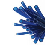 Tuyau JG rigide LLDPE bleu 15 x 11,5 mm
