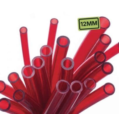 Tube LLDPE 12 mm DE × 9 mm DI rouge John Guest