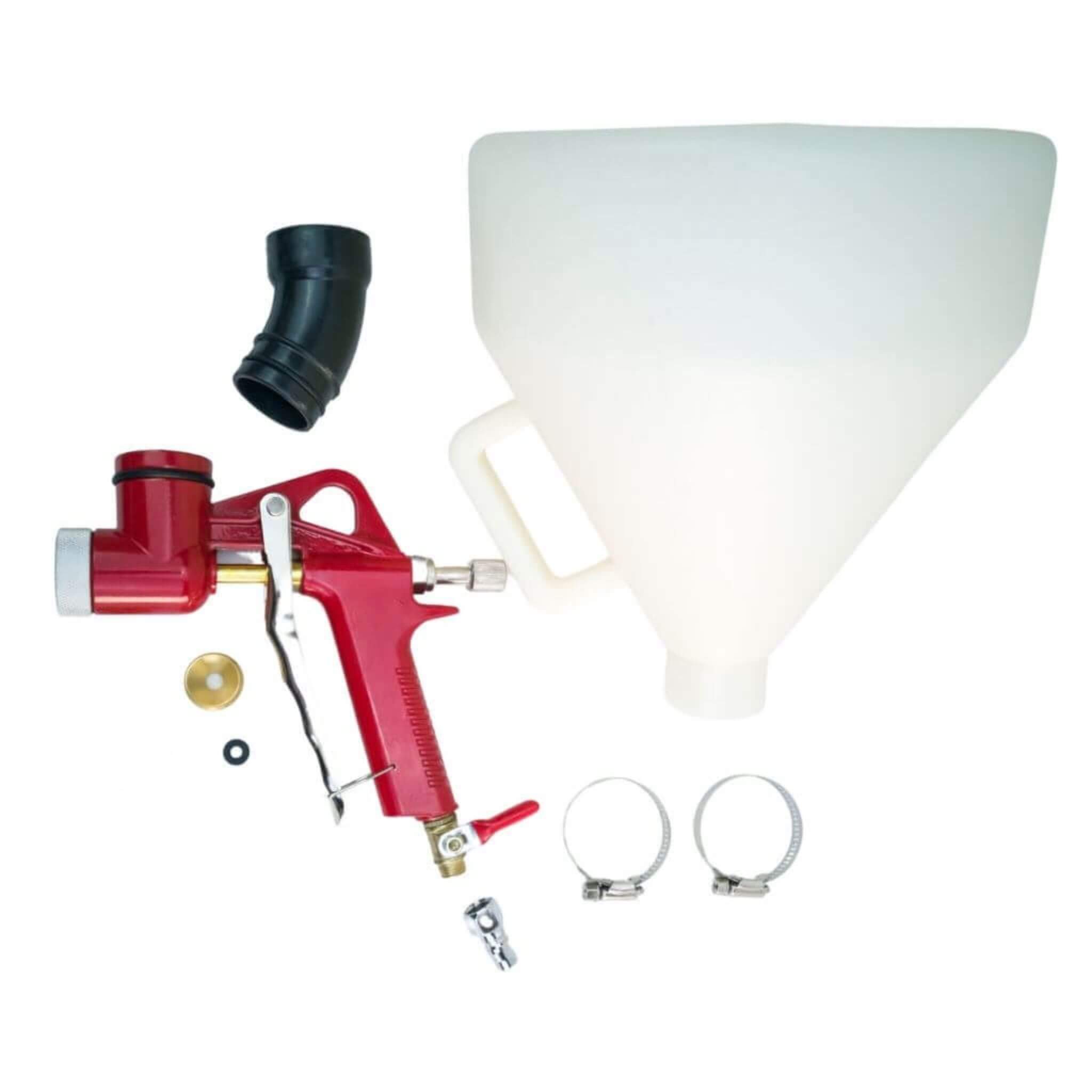 Pistolet spécial liège projeté + sceau 2 Kit complet avec pistolet pour liège projeté isolation van et fourgon