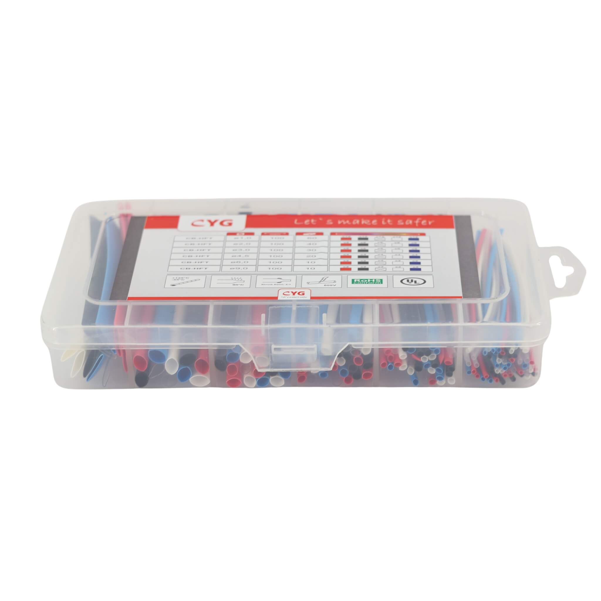Gaine thermoretractable : Boite 170 unités 2 gaines thermo, décapeur thermique