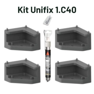 Fixation panneau solaire Kit Unifix 1.C40