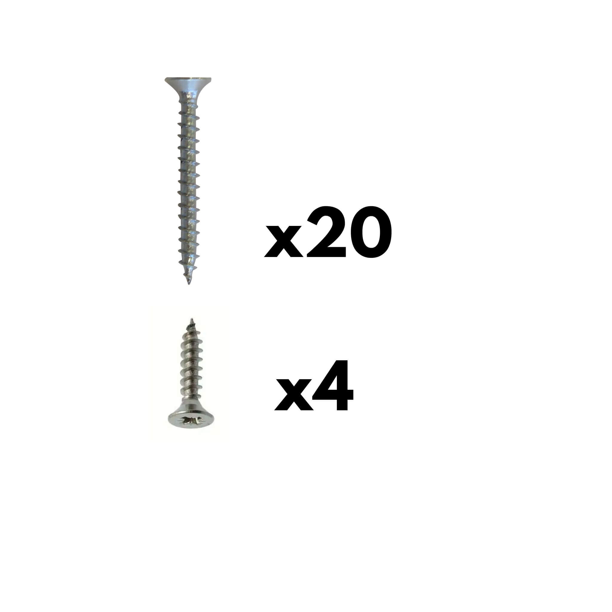 Kit Vis Lanterneau Vent 40 et Turbo Vent 2 Quantité kit vis pour lanterneau