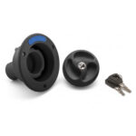 Coupelle de remplissage d'eau courte noire à clef