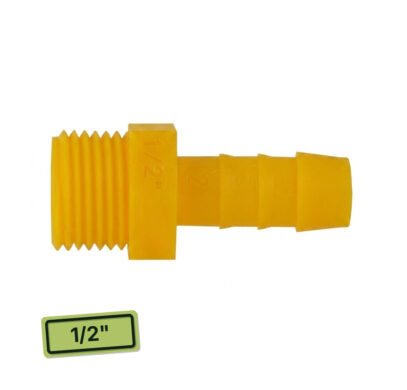 Embout mâle droit Lilie 1/2" x 10 mm pour tuyau d’eau