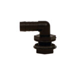 Raccord grand épaulement coudé LILIE 20x27 avec tuyau souple 25mm