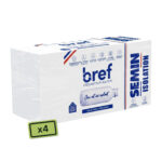 Bref isolant semi plastique recyclé 1250 x 600 mm x 4 panneaux