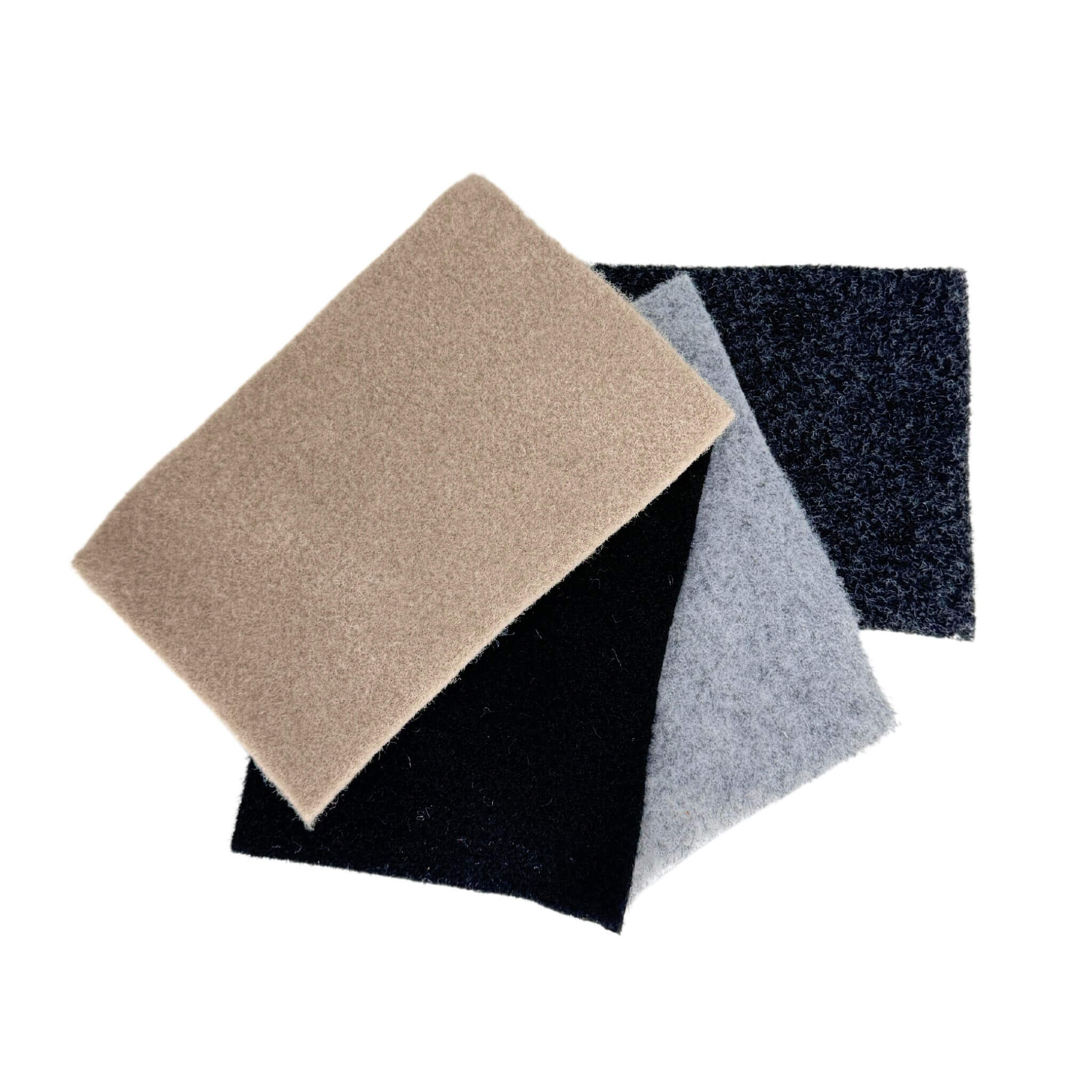 Lot échantillons de feutrine 1 Lot de feutrine d'habillage van 4 couleurs