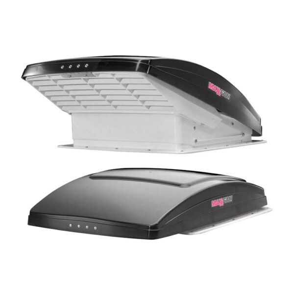 Maxxfan Deluxe Noir avec ventilation télécommandée intégrée