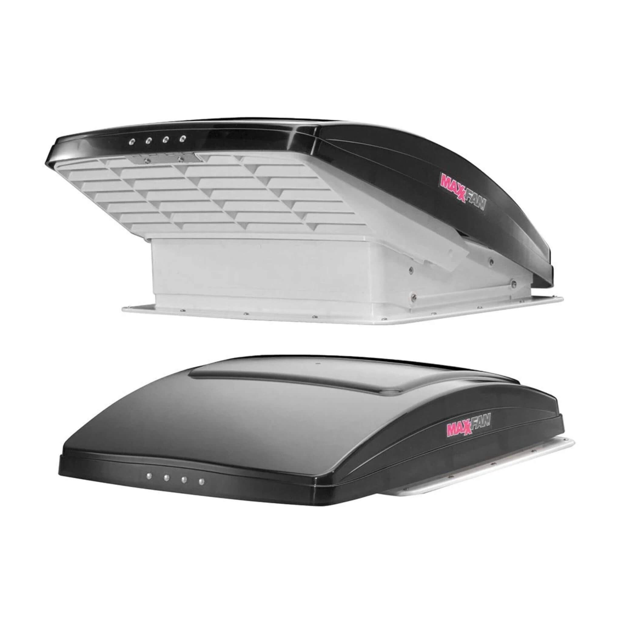 MAXXFAN Deluxe Noir 2 Maxxfan Deluxe Noir avec ventilation télécommandée intégrée