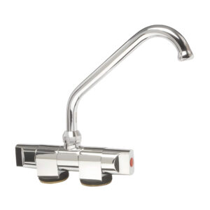 Robinet mélangeur pivotant série Slide haut Osculati en laiton chromé