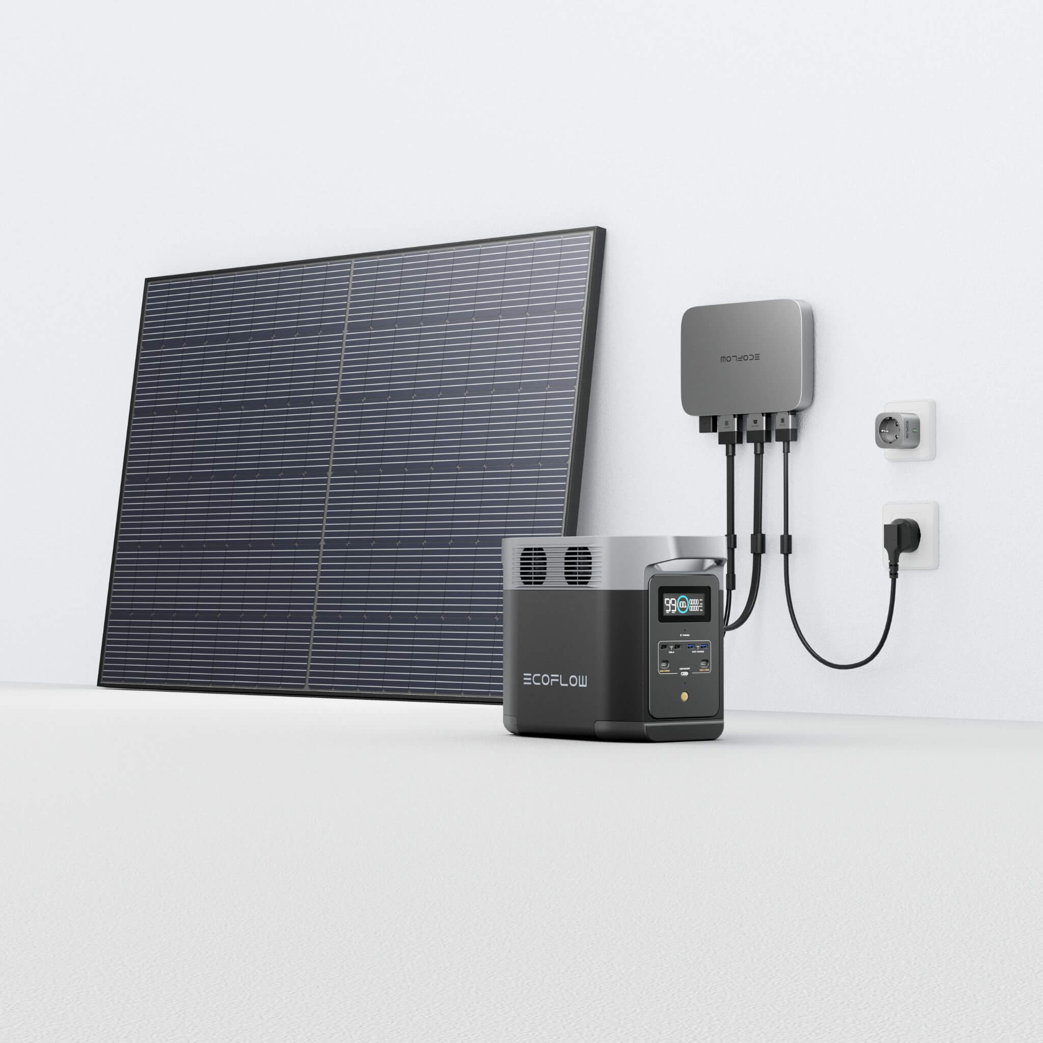 Ecoflow PowerStream Micro Onduleur 800W 8 batterie, panneau solaire, micro onduleur, power stream