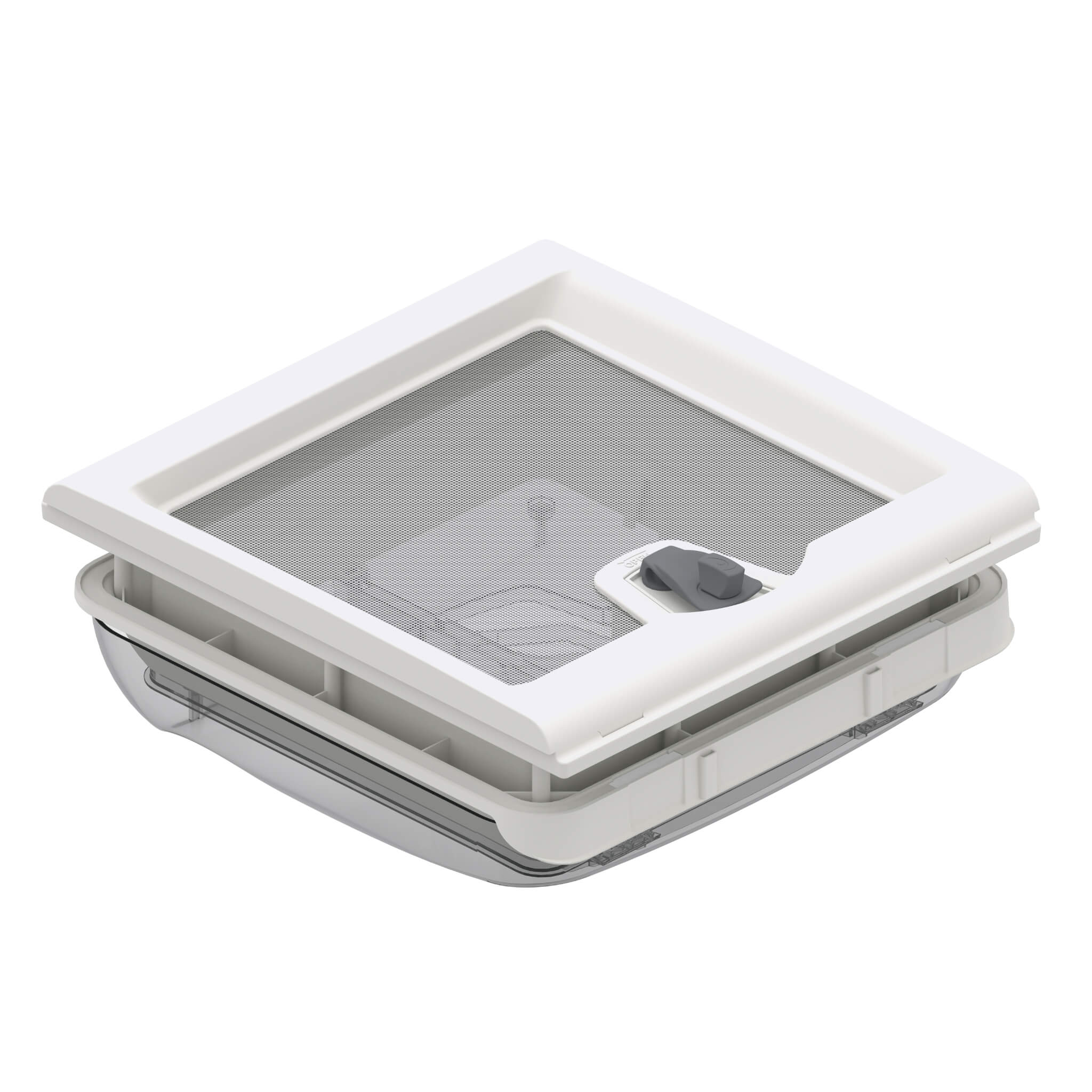 Lanterneau Fiamma Vent 28F Crystal 2 lanterneau-vent-28f-fiamma, moustiquaire