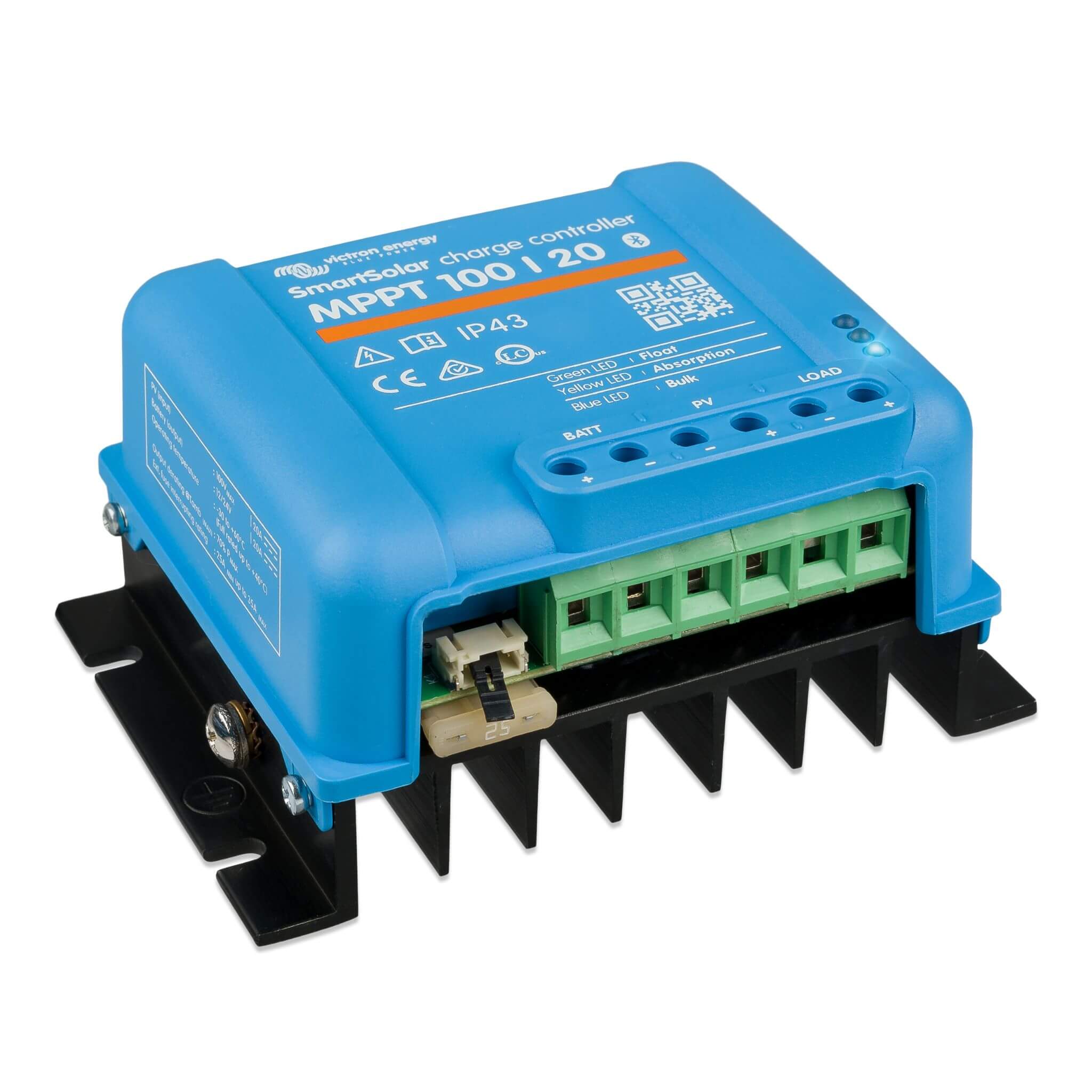 MPPT SmartSolar 100/20 Victron 2 électricité, mppt, victron, régulateur, victron energy mppt 100/20, panneau solaire