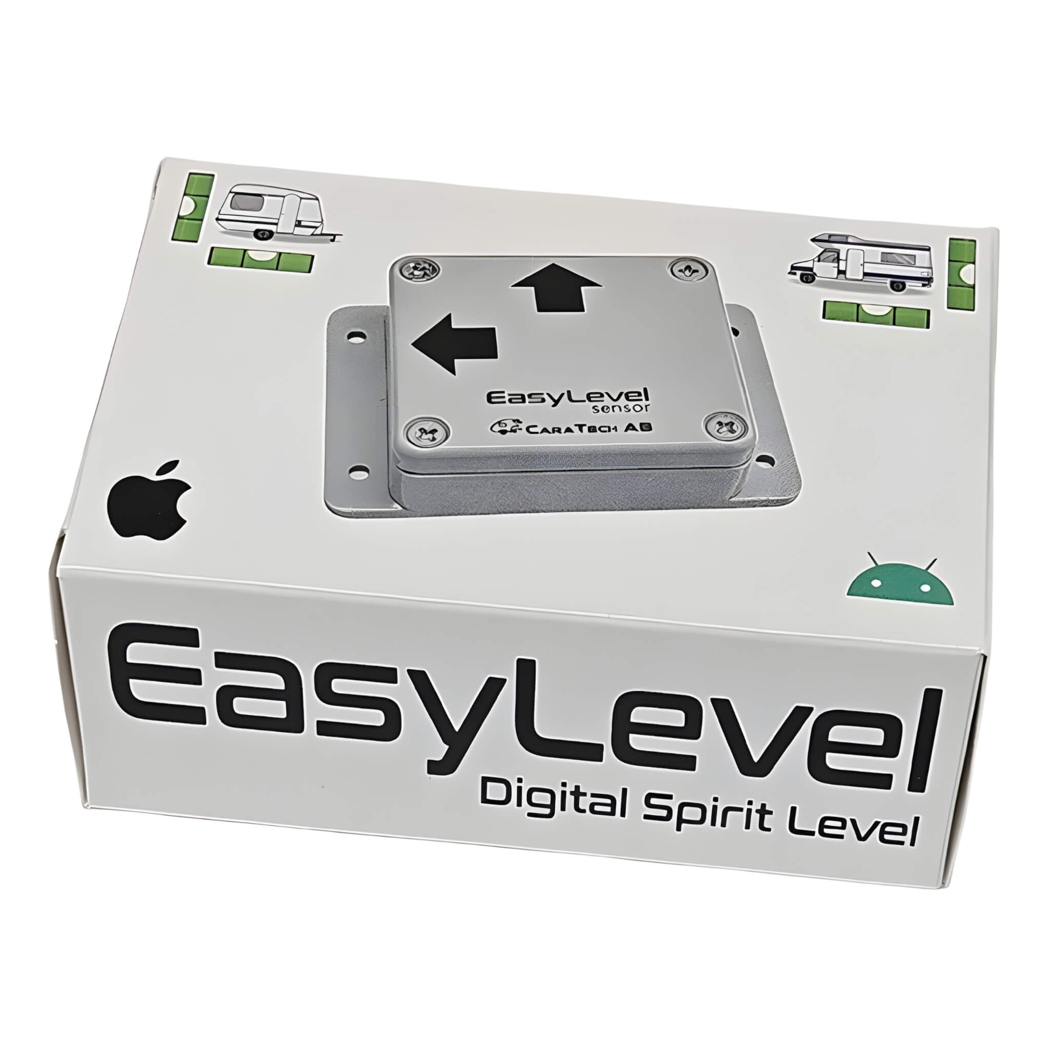 EasyLevel niveau à bulle numérique avec Bluetooth pour Van, Fourgon et Camping-Car 2 Niveau à bulle numérique EasyLevel IP65