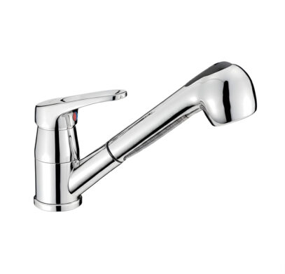 Robinet douchette Nuova Rade avec mitigeur et tuyau 150 cm pour installation en van