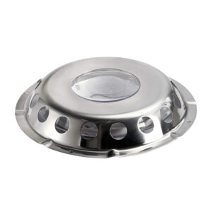 Aérateur de toit inox Osculati avec passage de lumière naturelle