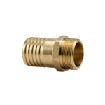 Embout cannelé laiton male 1/4" à raccorder à un tuyau souple 10mm