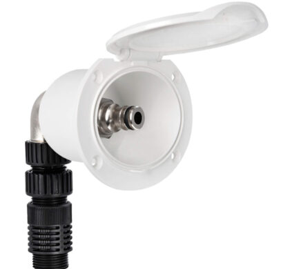 Régulateur pression eau à encastrer New Edge blanc Osculati