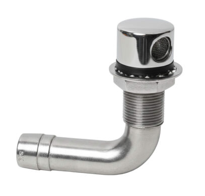 Évent en acier inoxydable coudé 90° Osculati 16 mm alésage 21 mm