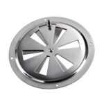 Grille Osculati 127 mm inox avec système de fermeture rotatif